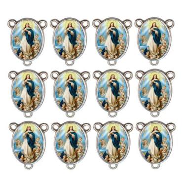 Imagem de 10 Entremeio São Tarcisio Oval para Montagem de Terços - Nossa Senhora