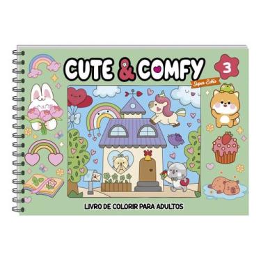 Imagem de Livro de Colorir Cute & Comfy Super Extra Capa Dura Edição 3 - Editora