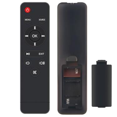 Imagem de Novo controle remoto de substituição adequado para miniprojetor atualizado AuKing 2025, projetor de vídeo de home theater Full HD 1080p