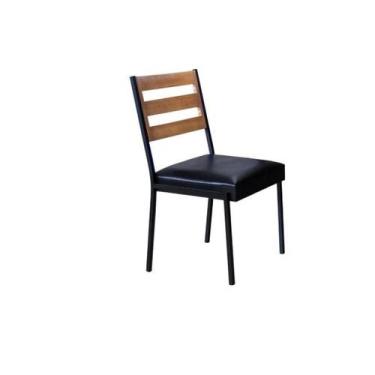 Imagem de Kit 4 Cadeiras Londres Sala Jantar Estofada Madeira Maciça material si