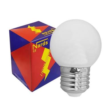 Imagem de Lâmpada Bolinha 0.45w G45 Led 127V E27 Vermelha - NARDS