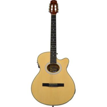 Imagem de Violao Eletroacustico Cutaway Nylon MCN NS - Maclend