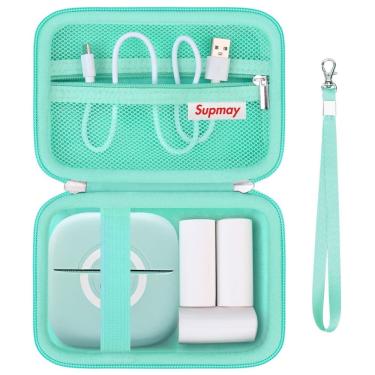 Imagem de Estojo de viagem Supmay para impressora Cabaro Mini, adesivo verde