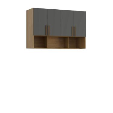 Imagem de Módulo Aéreo para Cama Queen Altezza Freijó/Titânio