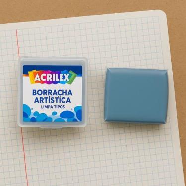 Imagem de Borracha Artística Maleável Limpa Tipos Acrilex Unidade