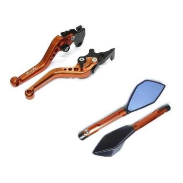 Imagem de Kit TM2 Manete Fazer 250 - Stark Race, Laranja