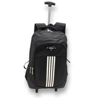 Imagem de Mochila De Rodinha Com Alças De Costas Escolar Juvenil E Adulto (preto)