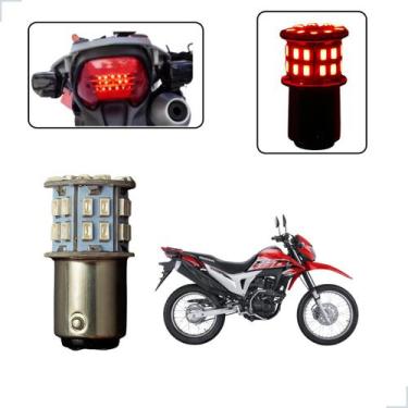 Imagem de Lâmpada Led Freio 2 Polo 1157 50 Leds Moto XR 190