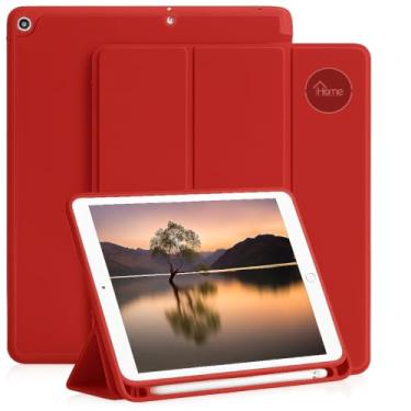 Imagem de Capa Case PREMIUM Anti Impacto com função sleep e suporte para iPad PRO de 10.5 polegadas e iPad Air 3 de 10.5 polegadas (Vermelho)
