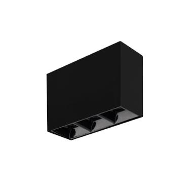 Imagem de Spot Íris LED Sobrepor Bivolt 6W 3.000K Preto