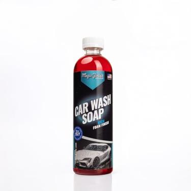Imagem de Magic Finish Sabonete para lavagem de carro (473 ml) – Suprimentos de lavagem de carro ultra-sudsing para canhão de espuma ou lavagem à mão com aroma de maçã – Fórmula rica em espuma, pH equilibrado