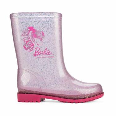 Imagem de Galocha Infantil Mattel Fall Rain Barbie Hot Wheels Original - Grenden