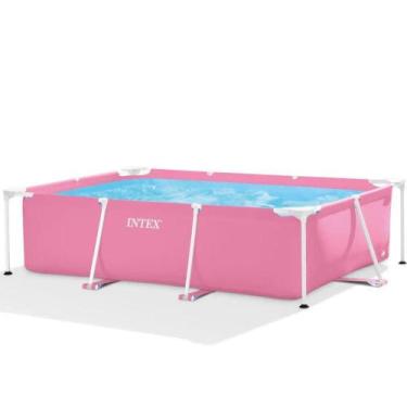 Imagem de Piscina Estrutural Retangular 1.662L Desmontável Frame Intex
