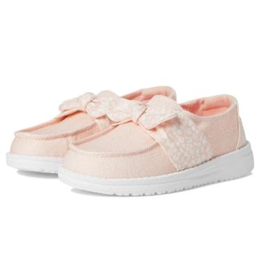 Imagem de Hey Dude Mocassim feminino Wendy Bow Stardust (criança pequena), rosa, 10 Toddler