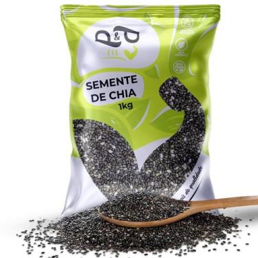 Imagem de Semente de Chia 1Kg Original 100% Natural Sem Glúten - P&P - P&P FIT