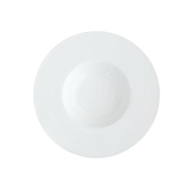 Imagem de Prato de espaguete de cerâmica branca pura prato de chapéu requintado especial para restaurante ocidental -29,8 cm