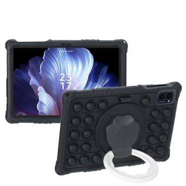 Imagem de Transwon Capa infantil para tablet ApoloSign Maxsignage EM101A/xiskt A5502 Tablet/AISLPC WDYQJE A55 Tablet/Plimpton P8 Pro 10 polegadas/CONSUNG N101B Tablet/AQHH Tablet 10.1/ Tibuta E200 - Preto