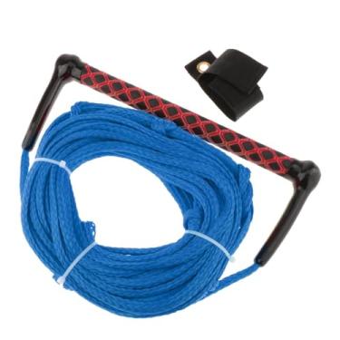 Imagem de simhoa Corda de reboque para esqui aquático, wakeboard, com alça, corda de reboque para esqui aquático de alta resistência, linha de surf para acessórios de, Corda Azul