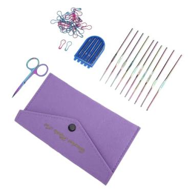 Imagem de lyrlody Conjunto de Agulhas de Crochê Ergônomicas, Integração Leve e Compacta para Viagem, Escalabilidade para Múltiplos Projetos, Conjunto de Agulhas de Crochê, para Artesanatos Em