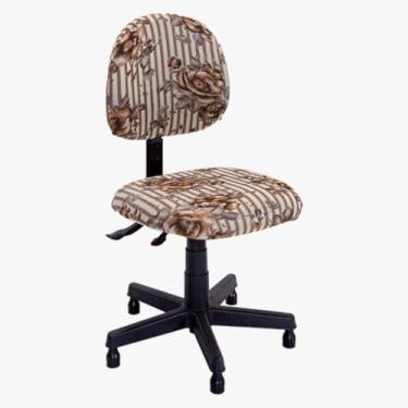 Imagem de Capa para Cadeira de Escritório Malha Gel 100% Poliéster Ajustável Elástica Conforto Proteção Encosto Assento Lavável (Estampa 02)