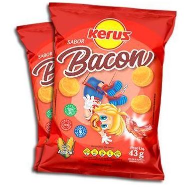 Imagem de Salgadinho kerus 43g bacon c/10