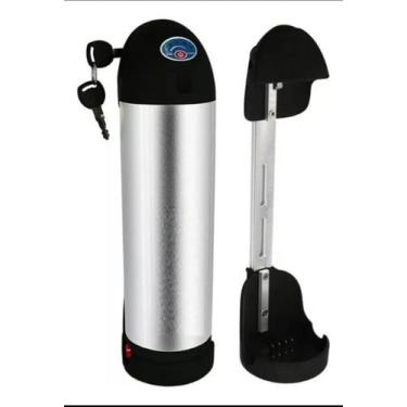 Imagem de Suporte Case Caixa De Bateria Garrafa Cilindrica Com Chave - Evo