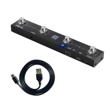 Imagem de Controlador de pedal MIDI Page Turner Pedal sem fio M-VAVE Chocolate P