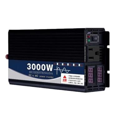 Imagem de 1500W Charger de inversor de onda senoidal de 1500W 12V 24V 48V 60V 72V DC DC para 110V/220V CA Saída de 3000w Power Power Power Inverter para RV, casa, acampamento,48V to 110V