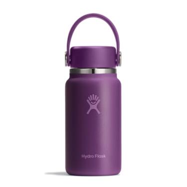 Imagem de Hydro Flask Micro garrafa – Mini frasco isolado à prova de vazamento para bolsa ou bolso em roxo Beachplum de 190 g