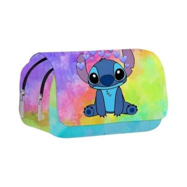 Imagem de Bolsa Escolar Estampada Com Mickey Minnie Disney, Estojo De Caneta Dob