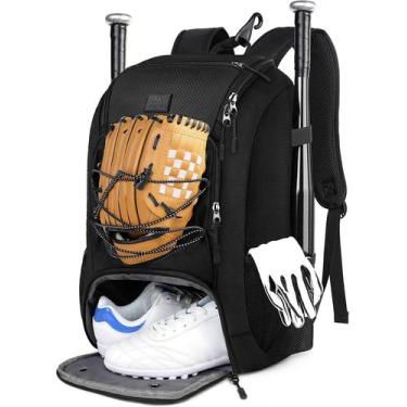 Imagem de Bolsa de beisebol MATEIN Youth Softball com bolso de chuteiras 29L pre