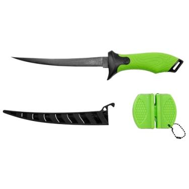 Imagem de Faca de filete de pesca GOOGAN SQUAD de 18 cm - Lâmina de aço inoxidável afiada e durável com aderência macia