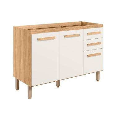 Imagem de Balcão 2 Portas (Sem Tampo) 120cm Intenza - SSX Multicoisas - Nicioli,