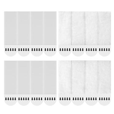 Imagem de 24 pares (48 tiras) tiras para pendurar quadros resistentes, tiras de parede de pôster adesivo grande, ganchos para pendurar sem pregos, ganchos para pendurar sem danos para parede