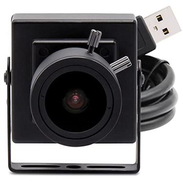 Imagem de SVPRO Câmera USB com foco de zoom manual, lente varifocal de 2,8 a 12 mm, webcam USB FHD 1080p, alta taxa de quadros de 2 MP, 100pfs, VGA, mini câmera USB portátil com UVC Plug & Play para Android,