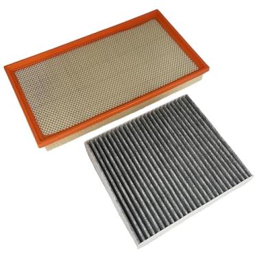 Imagem de Filtro de ar para motor e cabine adequado para Maserati GranTurismo 2008-2017 4.2L, 2009-2019 GranTurismo 4.7L, 2006-2011 Quattroporte 4.2L, 2009-2012 Quattroporte 4.7L, Substituir 205468 666 855200 0