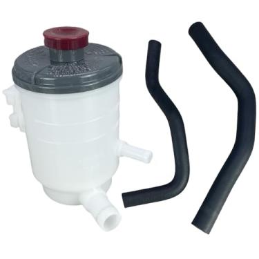 Imagem de WHEELZEN Tanque de reservatório de direção hidráulica com mangueira de sucção e retorno apto para Honda Accord L4 2.4L 2008-2012 Substitui 53701-TA0-A01 53701TA0A01