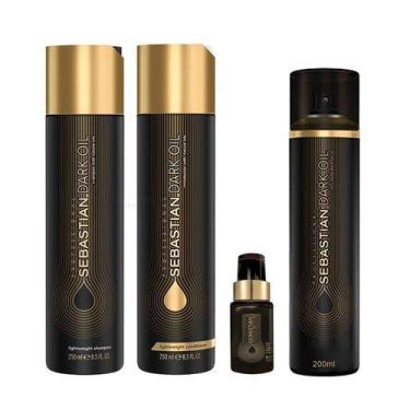 Imagem de Sebastian Dark Oil Sh 250ml + Cond 250ml + Óleo 30ml + Mist