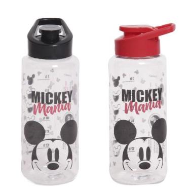 Imagem de Garrafa Squeeze 1 Litro Mickey Mouse Pet Disney Licenciado Sortido 1UN