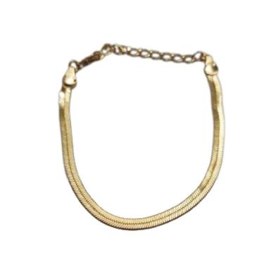 Imagem de Pulseira Fita M Dourado Semijoia Lizzy Farin