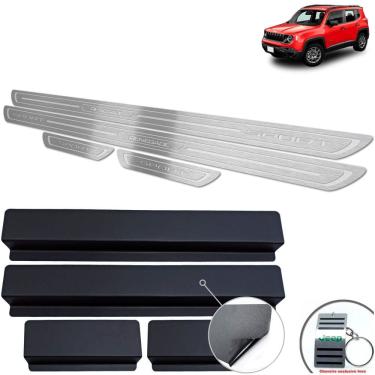 Imagem de Soleira Jeep Renegade Sport Prata Baixo Relevo