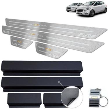 Imagem de Soleira Chevrolet Onix Joy 2013 A 2020 Prata Baixo Relevo