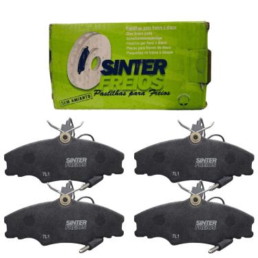 Imagem de Jogo de Pastilhas de Freio Dianteira Sinter Freios PE-6101 P/ Peugeot 406 1.6 a 2.1 1995 em diante