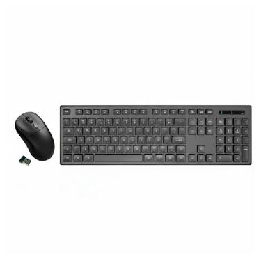 Imagem de Kit Teclado e Mouse sem Fio K-Mex - ABNT2 - 2400dpi - 2.4GHz - Preto - B2KA6039