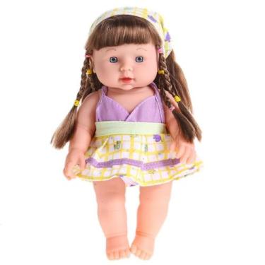 Imagem de Reborn Baby Doll Soft Vinil Silicone Recém-nascido Bebê Falando T - Li