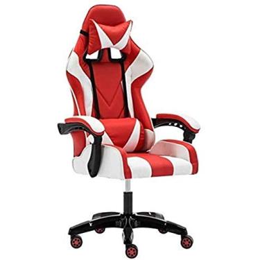 Imagem de UISLA Computador, braço ergonômico para jogos, escritório, esportes, corrida, ouro, com apoio para os pés