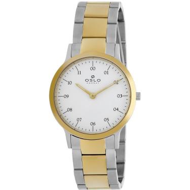 Imagem de Relógio Oslo Feminino Ref: Oftsss9T0066 B2Sk Slim Bicolor