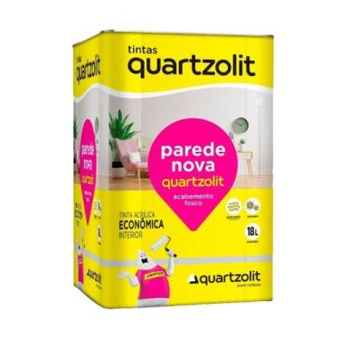 Imagem de Tinta Acrílica Quartzolit Parede Nova Econômica Branco Gelo 18 Litros