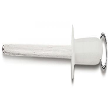 Imagem de Chaira Estriada Aço 10 Profissional Branco Tramontina