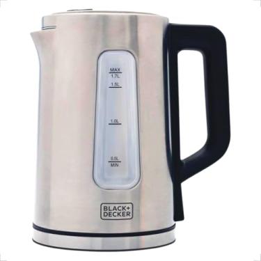 Imagem de BLACK+DECKER Chaleira Elétrica 110 V, Inox, Programável, Capacidade de 1,7 L, com Controle de Temperatura, Modelo KEPG-BR